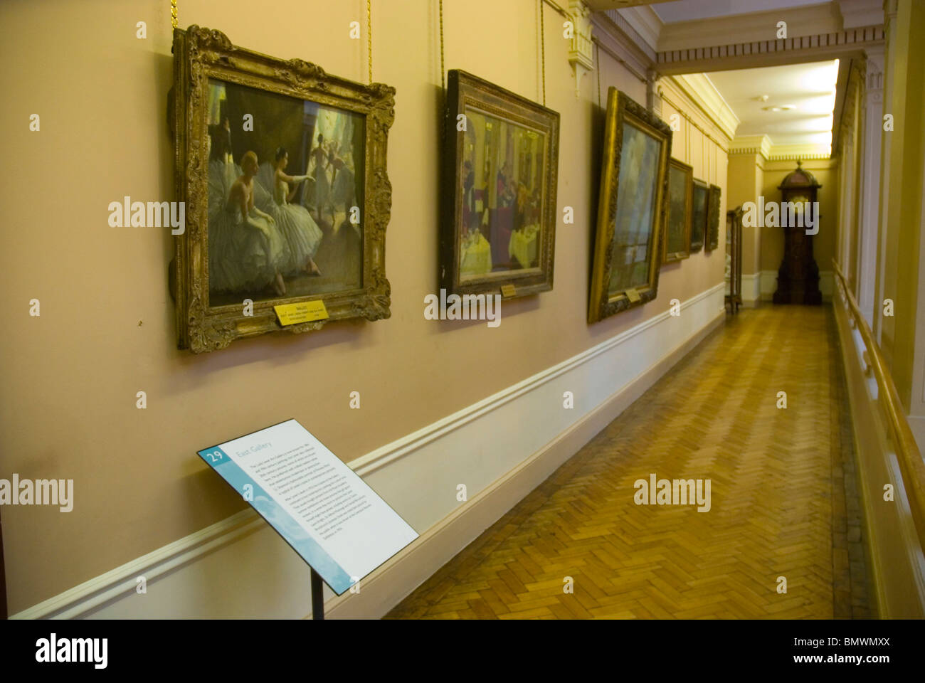 Galleria Est di Lady Lever Art Gallery di Port Sunlight village Merseyside England Regno Unito Europa Foto Stock
