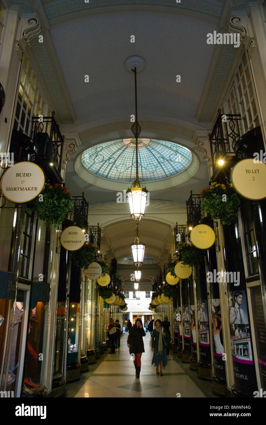 Piccadilly Arcade central London Inghilterra England Regno Unito Foto Stock