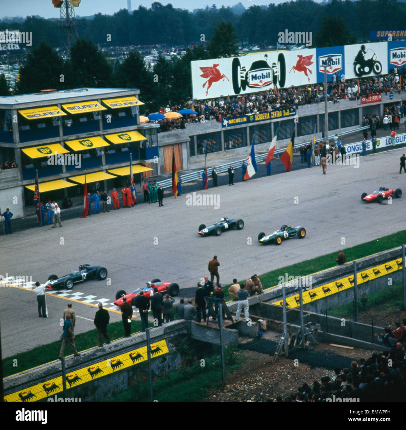 Inizio del Gran Premio d'Italia a Monza 1962 Foto Stock