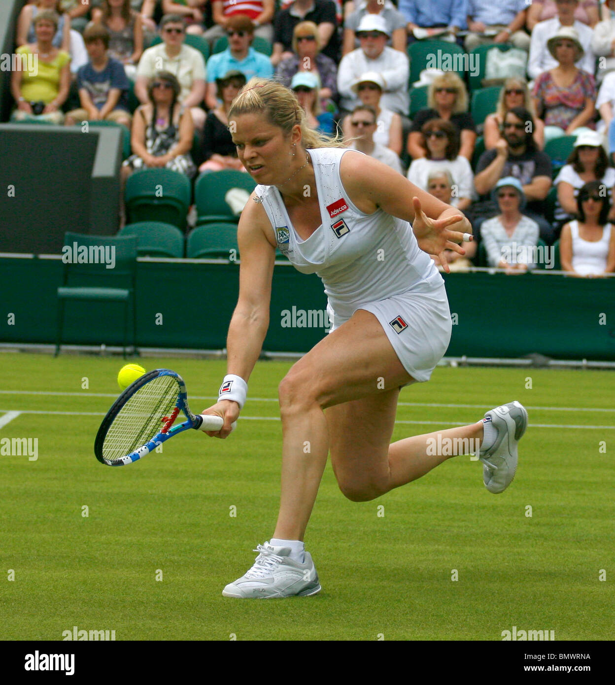 KIM CLIJSTERS BELGIO WIMBLEDON Londra Inghilterra 21 Giugno 2010 Foto Stock