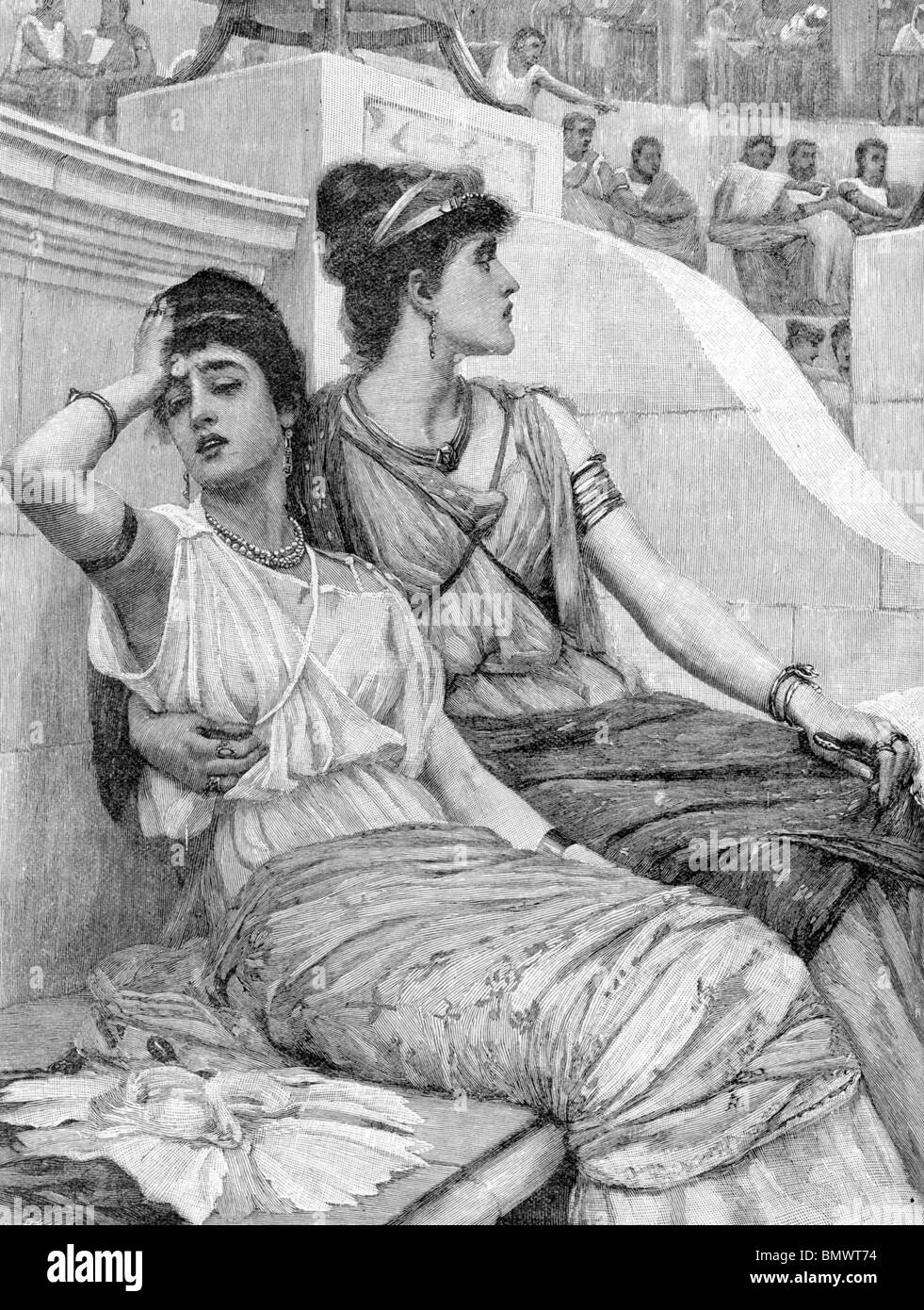 Una vacanza romana, disegnato da Markham Skipworth Foto Stock