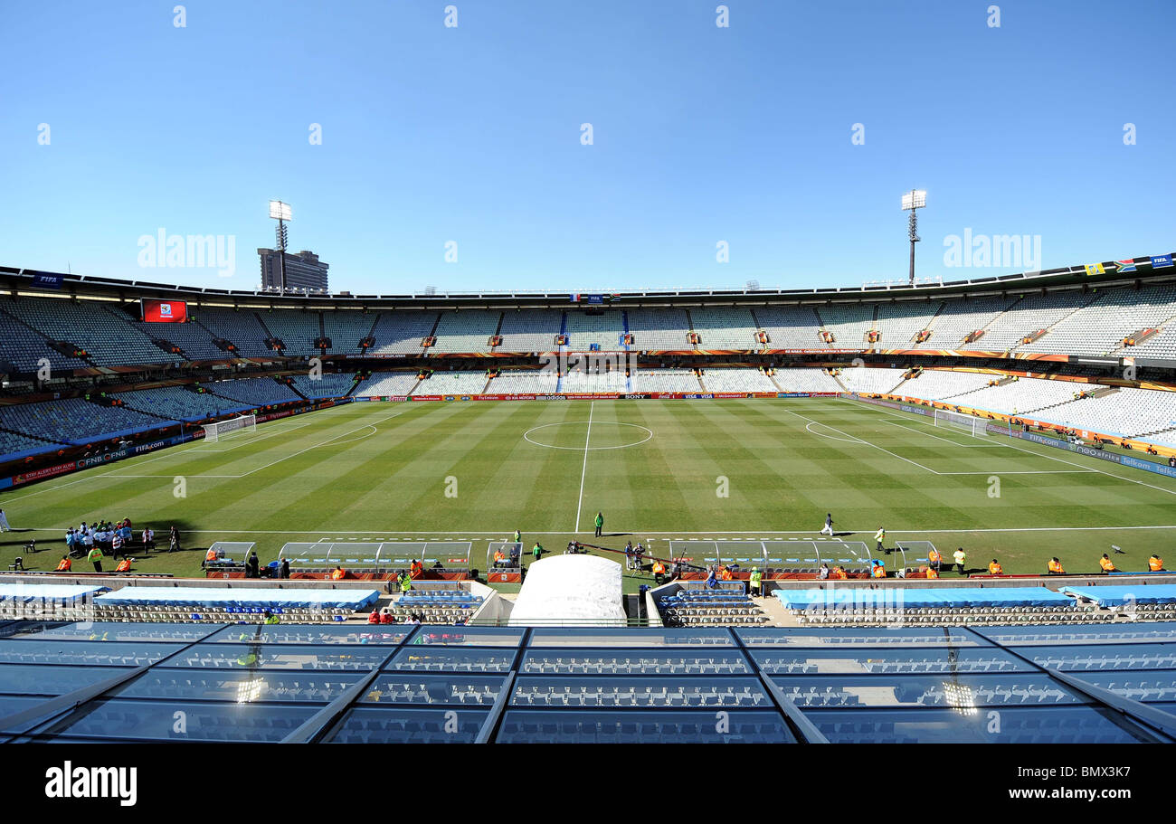 Lo Stadio Free State prima di KICK FRANCIA V SUD AFRICA FREE STATE STADIUM SUD AFRICA 22 Giugno 2010 Foto Stock