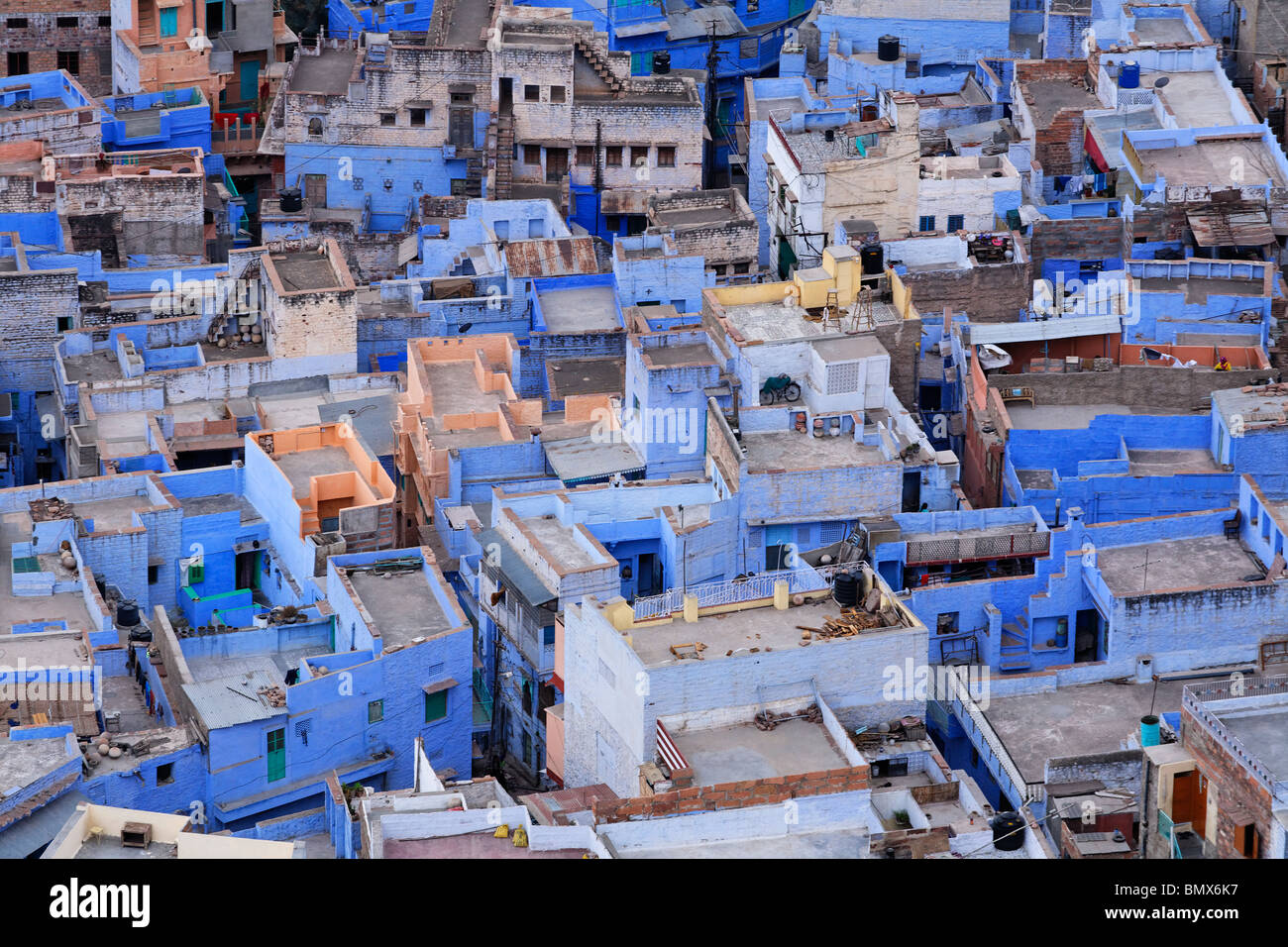 La città blu, Jodhpur, Rajasthan, India Foto Stock