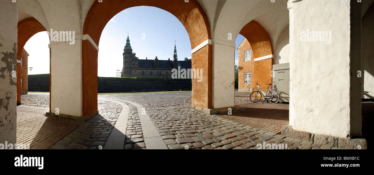 Il Castello di Kronborg, Helsingør, Zelanda, Danimarca Foto Stock
