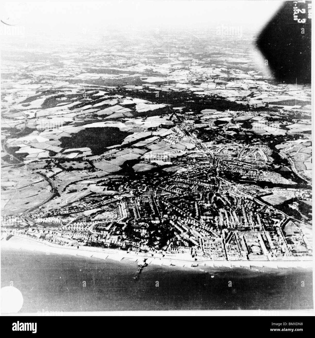 Hastings - Sussex 1940 vista obliqua Foto Stock