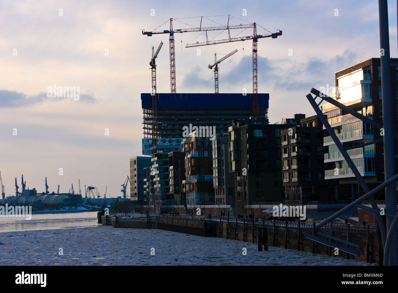 Nuove della Elbphilharmonie di Amburgo Foto Stock