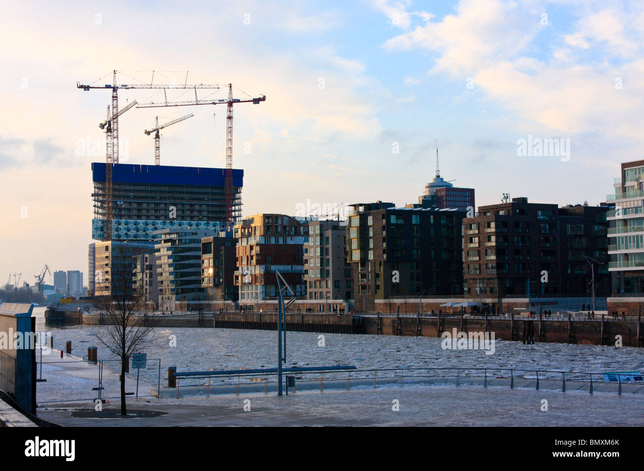 Nuove della Elbphilharmonie di Amburgo Foto Stock