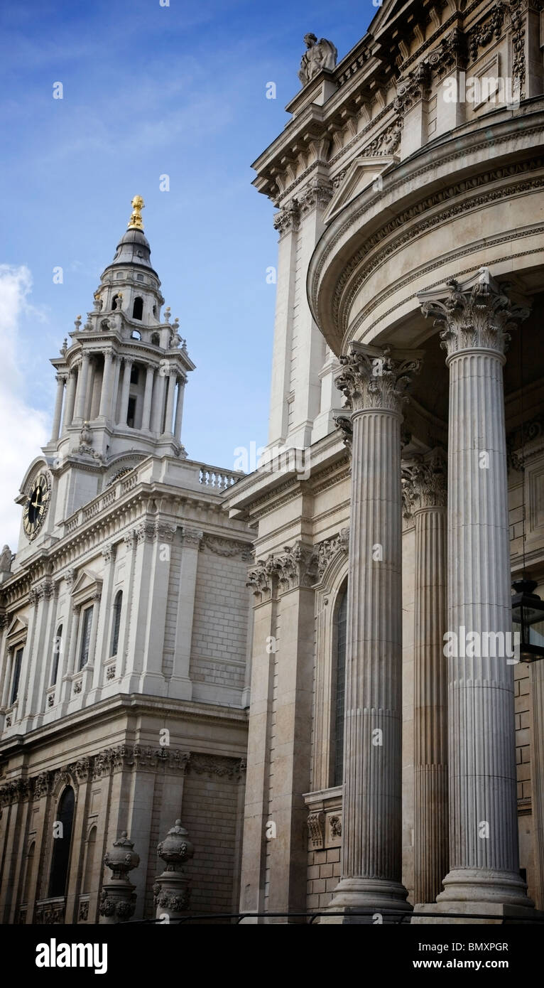 Dettaglio della Cattedrale di Saint Paul, Londra, Regno Unito. Foto Stock