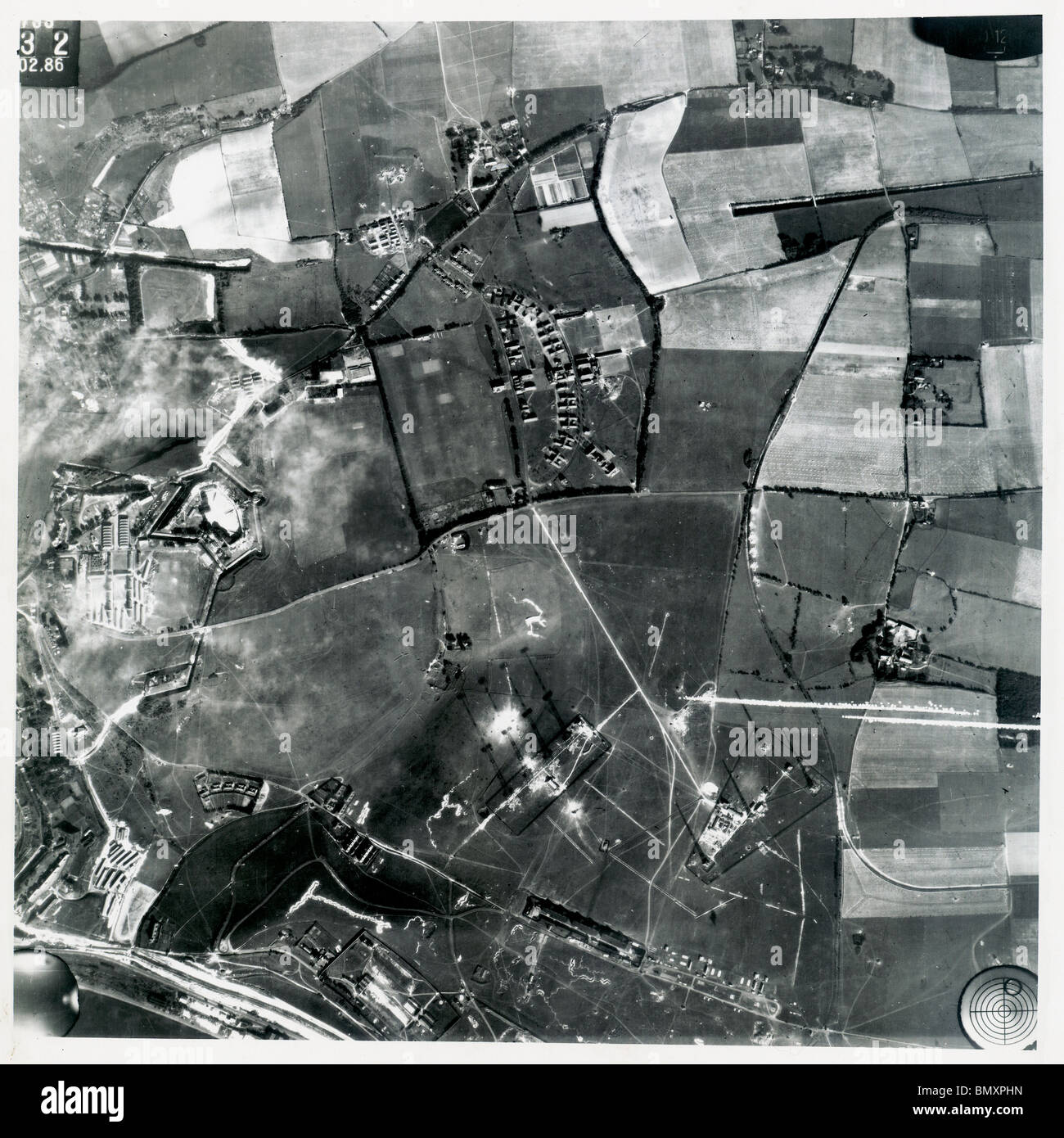 Dover - Kent 1940 entroterra Foto Stock