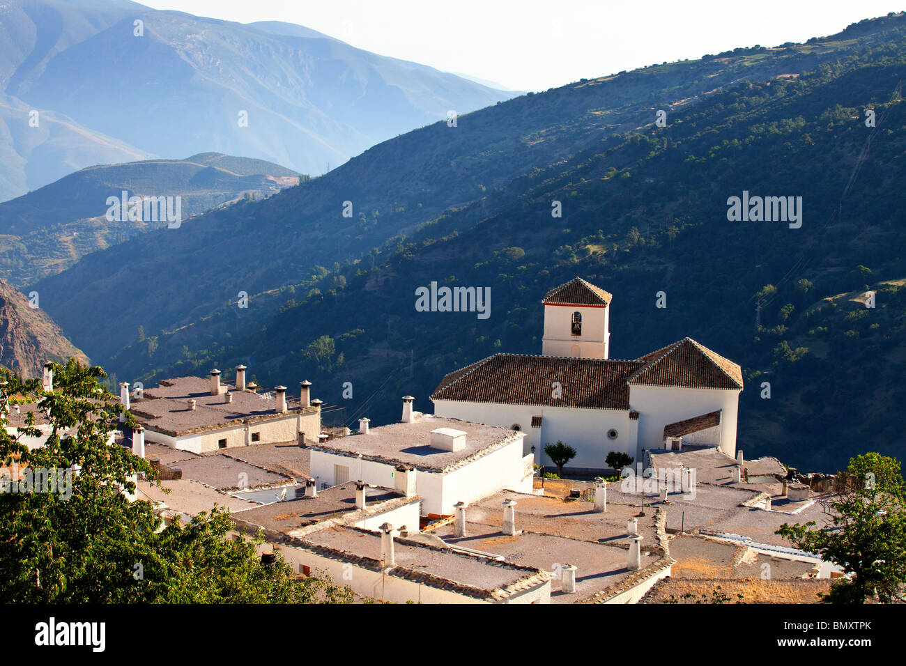 Bubion village, Las Alpujarras, Andalusia, provincia di Granada, Spagna Foto Stock