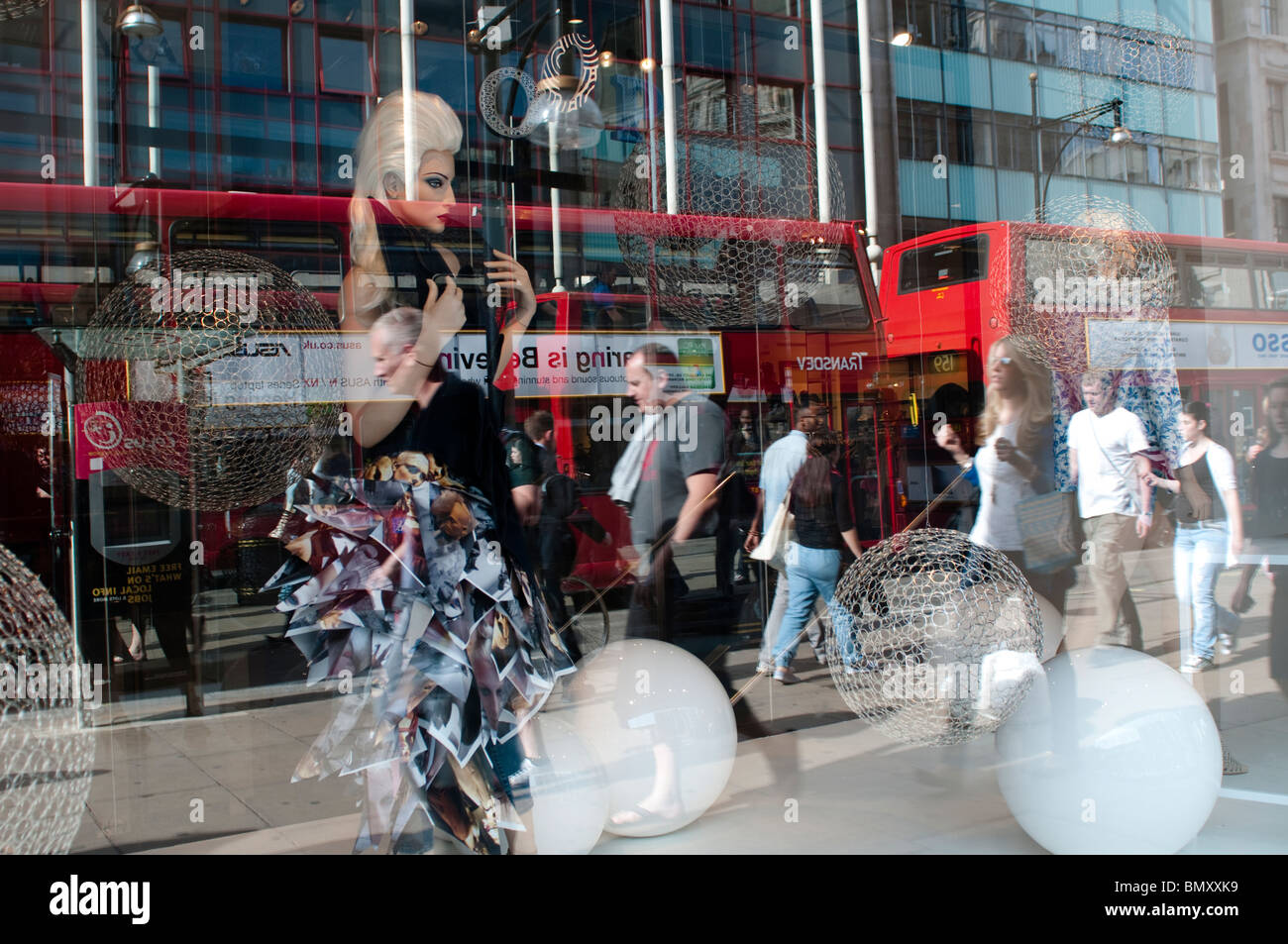 Zara shop su Oxford Street, London, Regno Unito Foto Stock