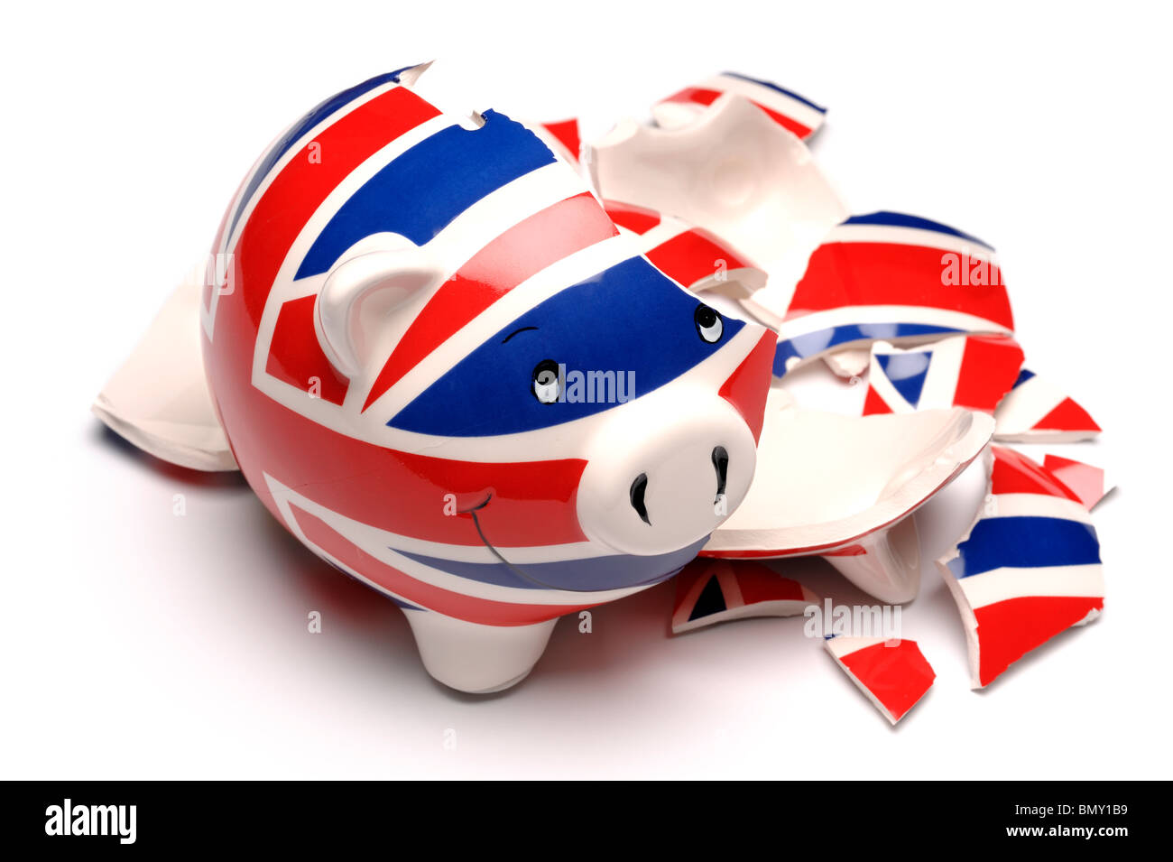 Unione Jack salvadanaio Foto Stock