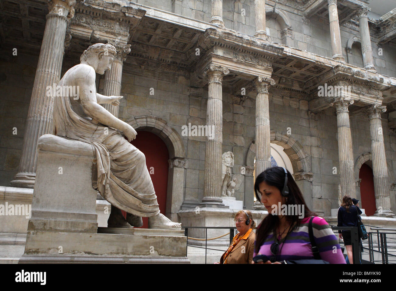 Porta del mercato di Mileto. Pergamon museum è un museo di Berlino che non devono essere perse. Foto Stock