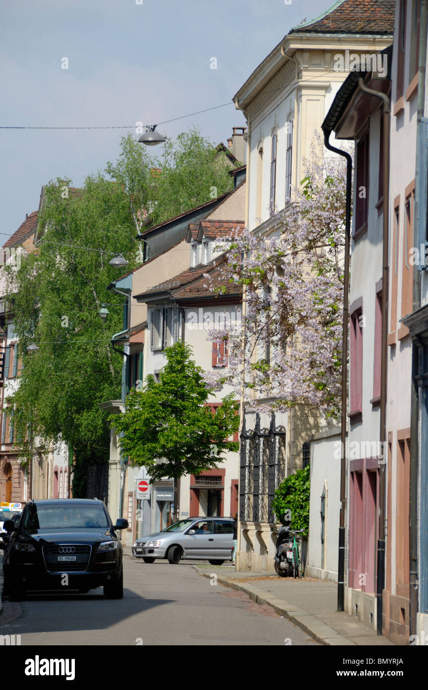 San Alban-Vorstadt, San Alban, Basilea, Svizzera Foto Stock