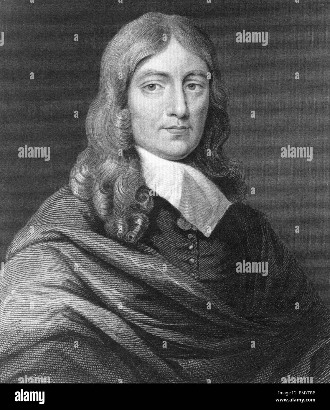 JOHN MILTON - poeta inglese (1608-1674) Foto Stock