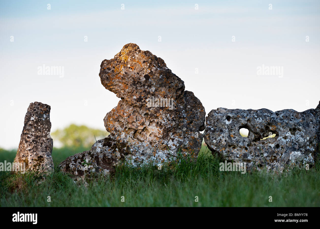 Il Rollright Stones, Oxfordshire, Inghilterra. Foto Stock