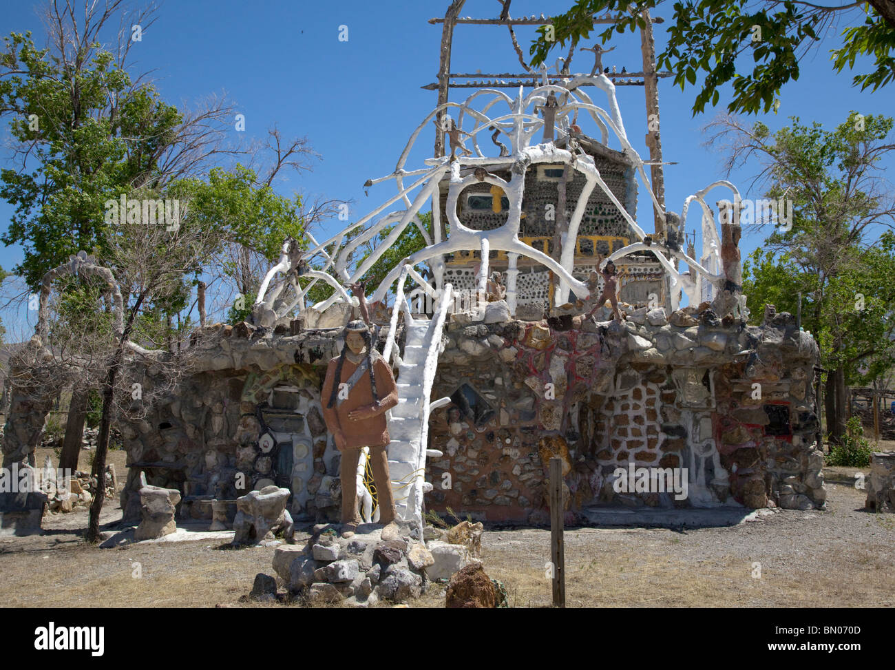 Thunder Mountain monumento in Nevada, USA Foto Stock