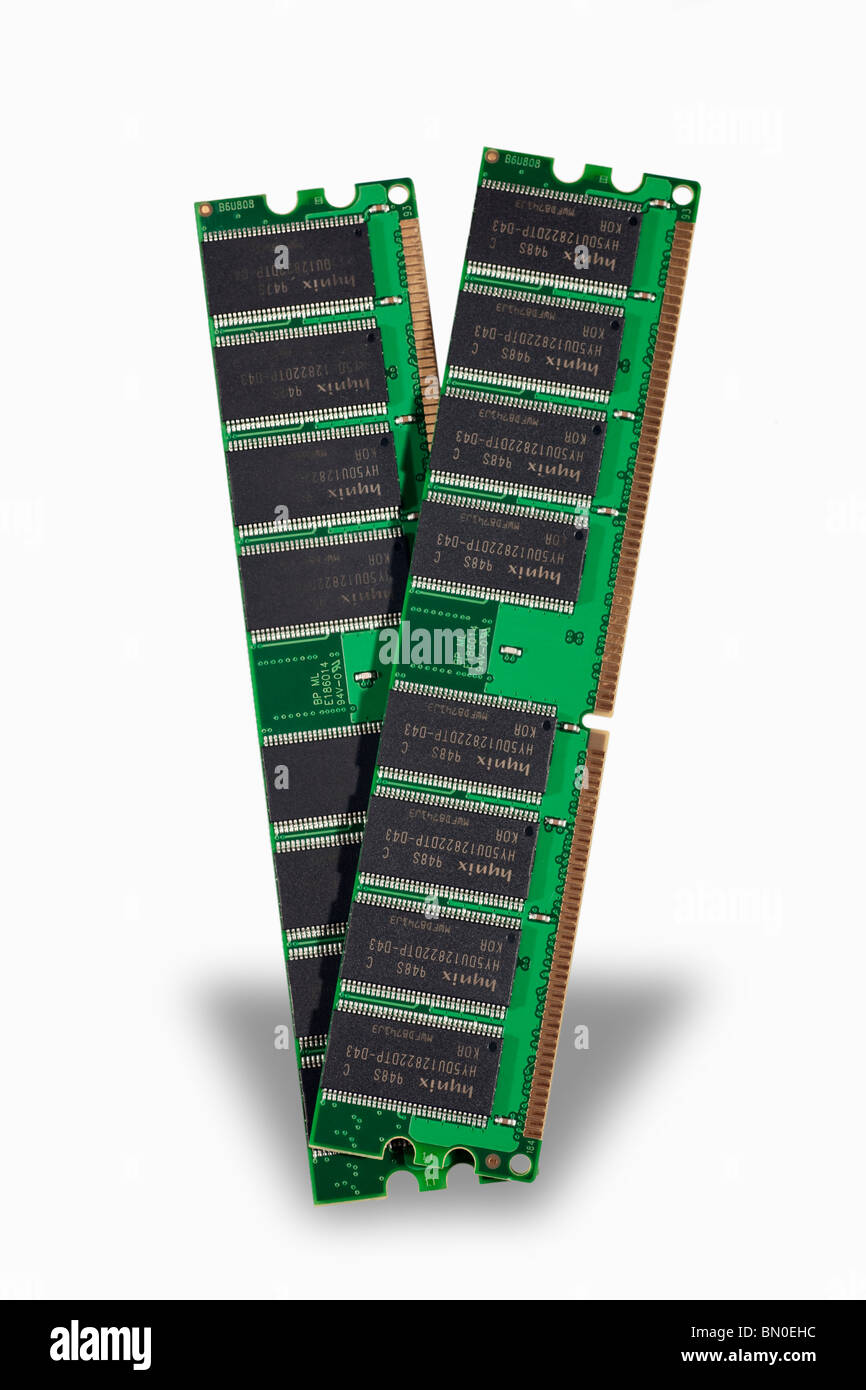 2 Gigabyte di memoria ad accesso casuale o RAM Foto Stock