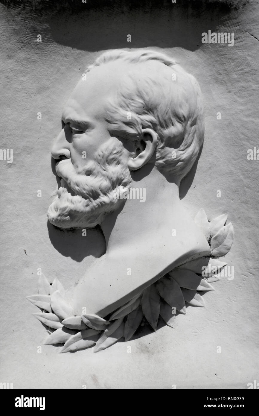 Garfield, ventesimo Presidente degli Stati Uniti d'America, busto di sfiato. Foto Stock