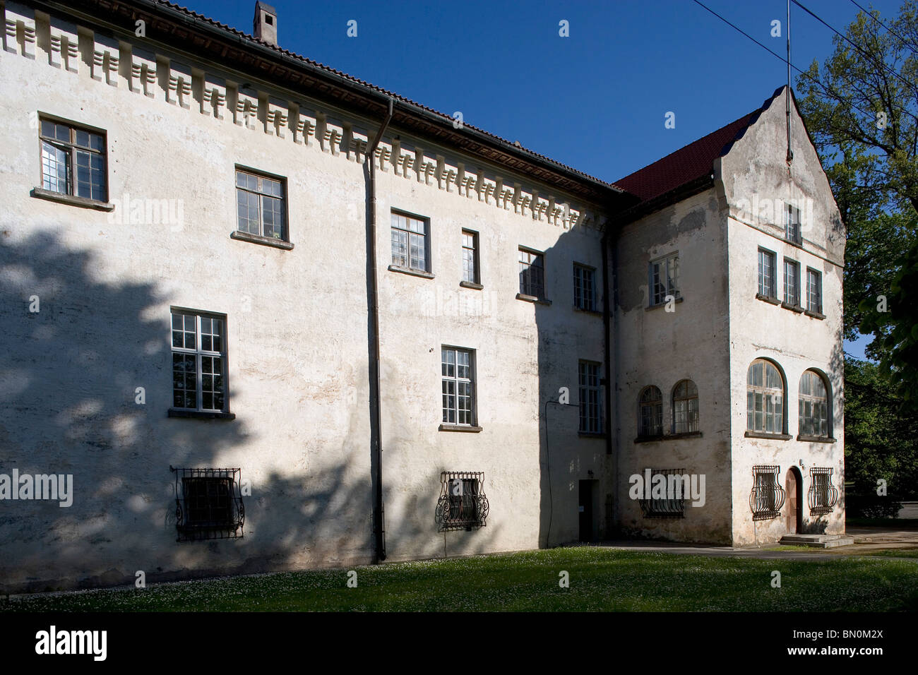 La lettonia,regione di Kurzeme,Dundaga,1249,castle,Livonian CASTELLO ORDINE Foto Stock