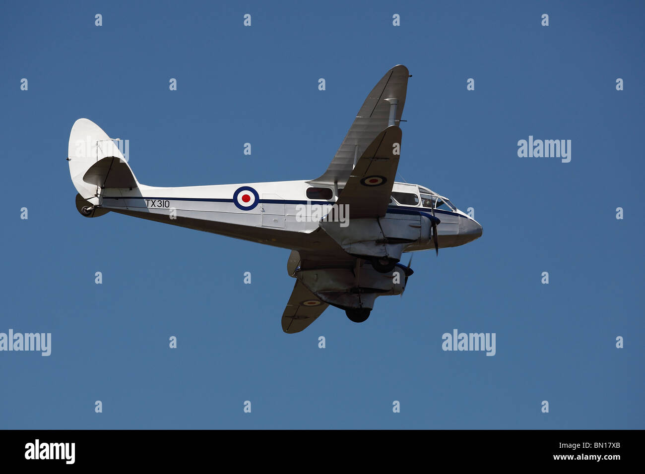 Un De Havilland Dragon Rapide a Cotswold in Airshow Kemble airfield nel 2010 Foto Stock