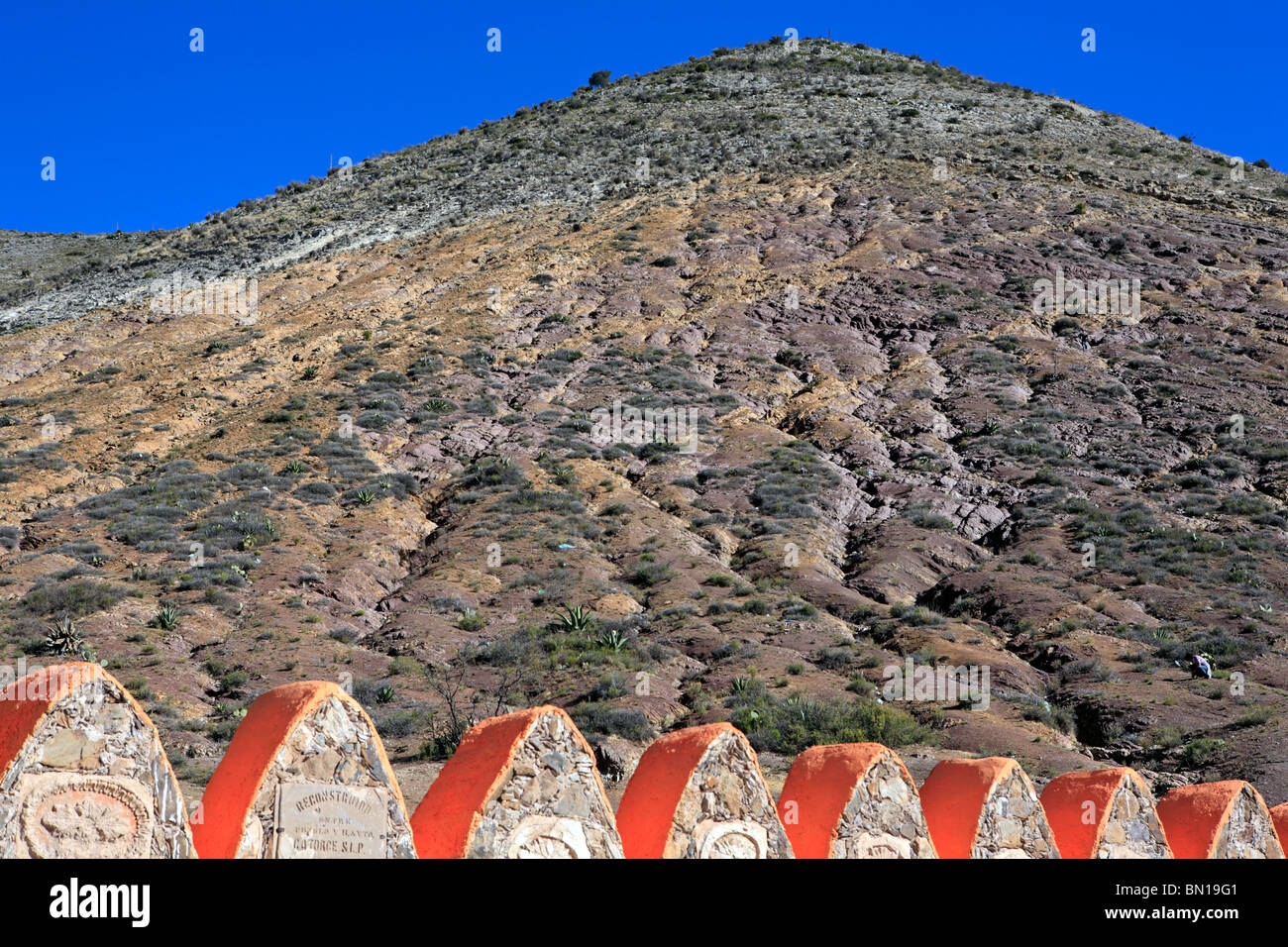 Antica città mineraria, Real de Catorce, stato di San Luis Potosí, Messico Foto Stock