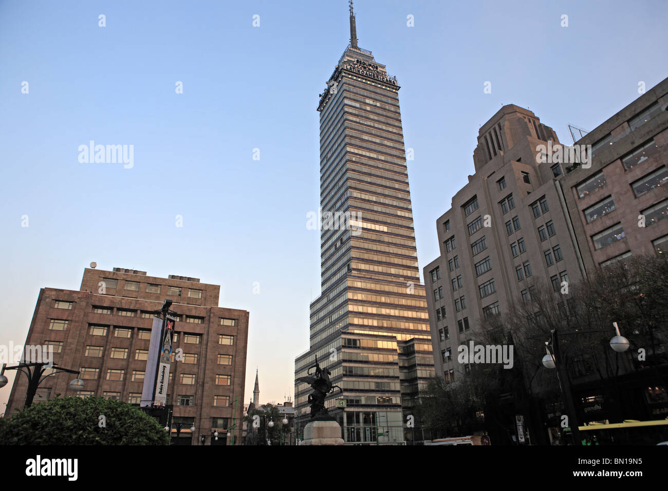 Grattacielo Torre Latinoamericana (1956), Città del Messico, Messico Foto Stock