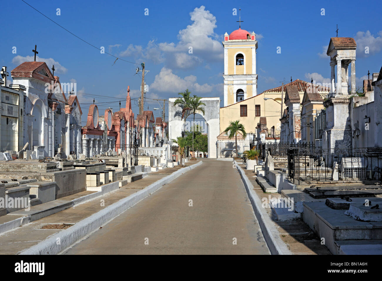 Vecchio Cimitero, Camaguey, provincia Camaguey, Cuba Foto Stock
