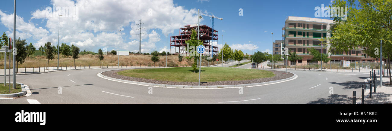 Panoramiche strade di attraversamento Foto Stock