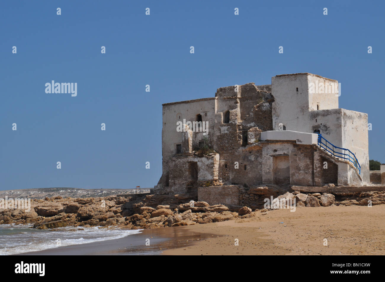 Marabout santuario di Sidi Kaouki Foto Stock