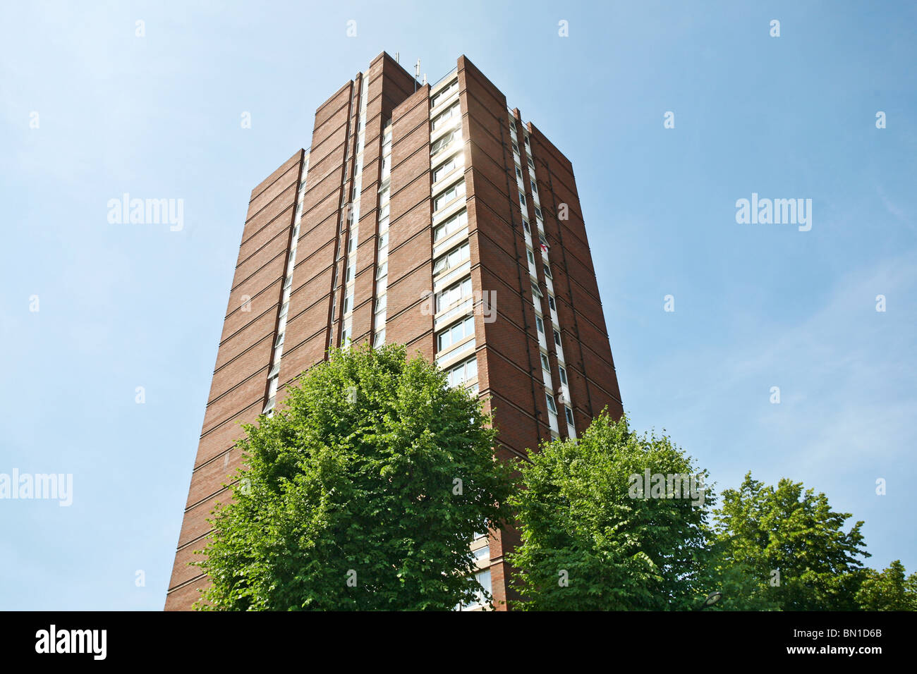 Blocco a torre, Camden, London, England, Regno Unito Foto Stock
