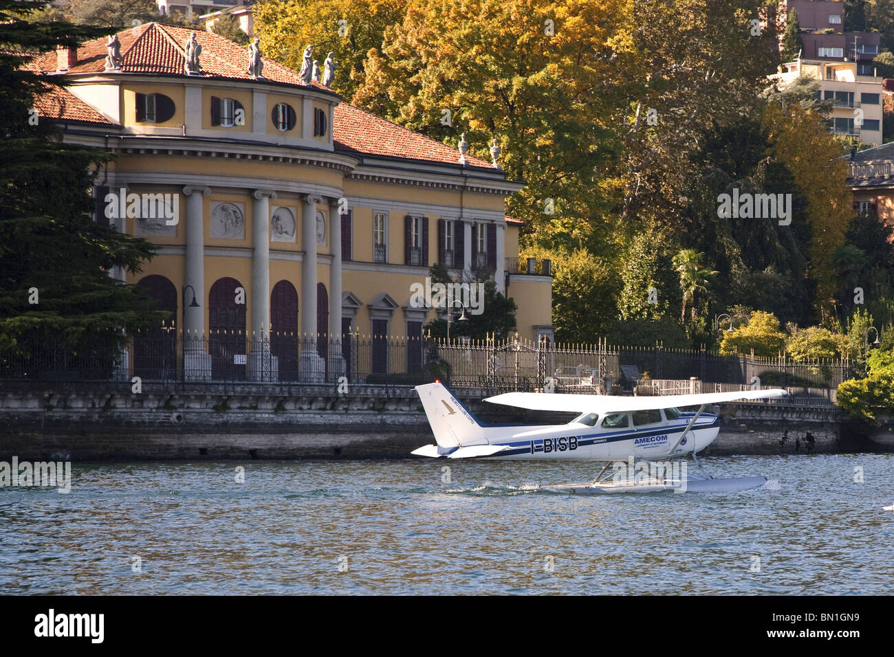 Idrovolante, Lago di Como, Lombardia, Italia Foto Stock
