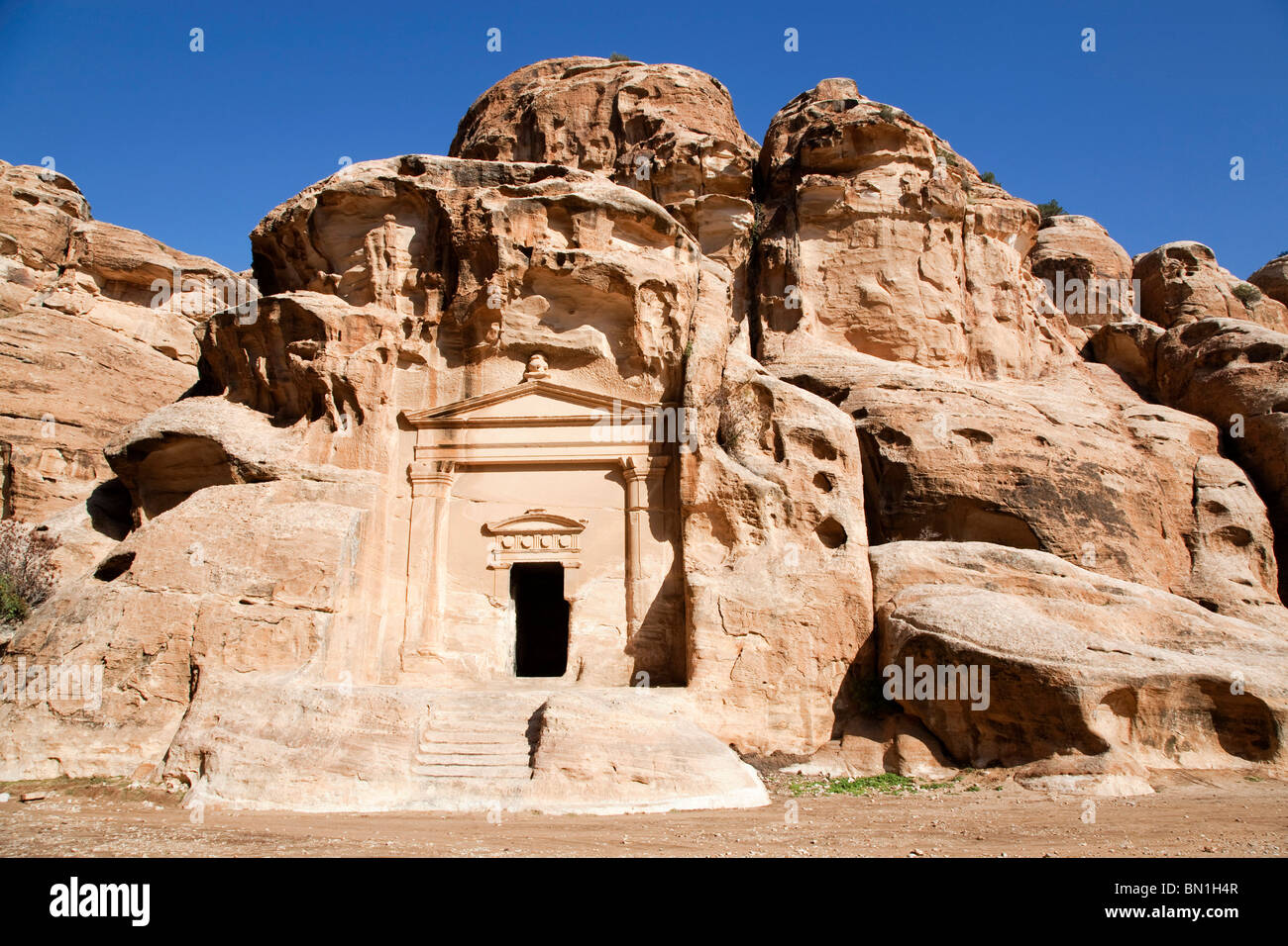 Medio Oriente, Giordania, poco Petra, Beida, Al Beidha è un importante sito  per i visitatori di Wadi Musa Foto stock - Alamy