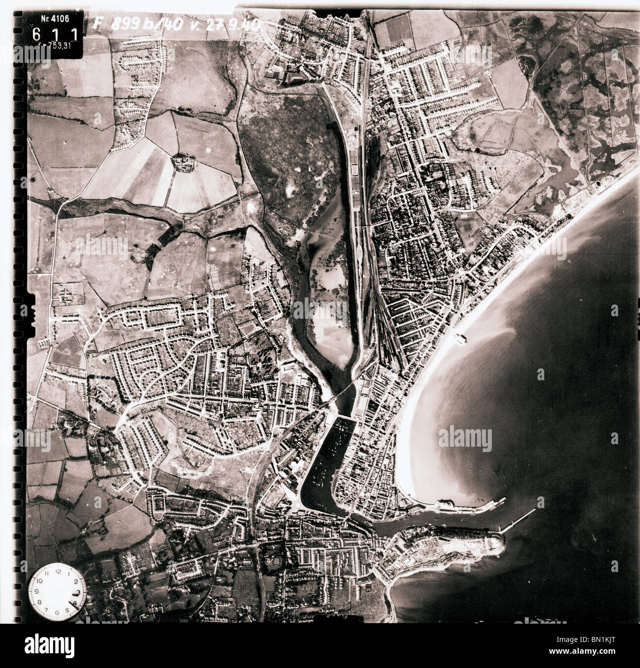 Weymouth Dorset - 27 settembre 1940 Porto Foto Stock