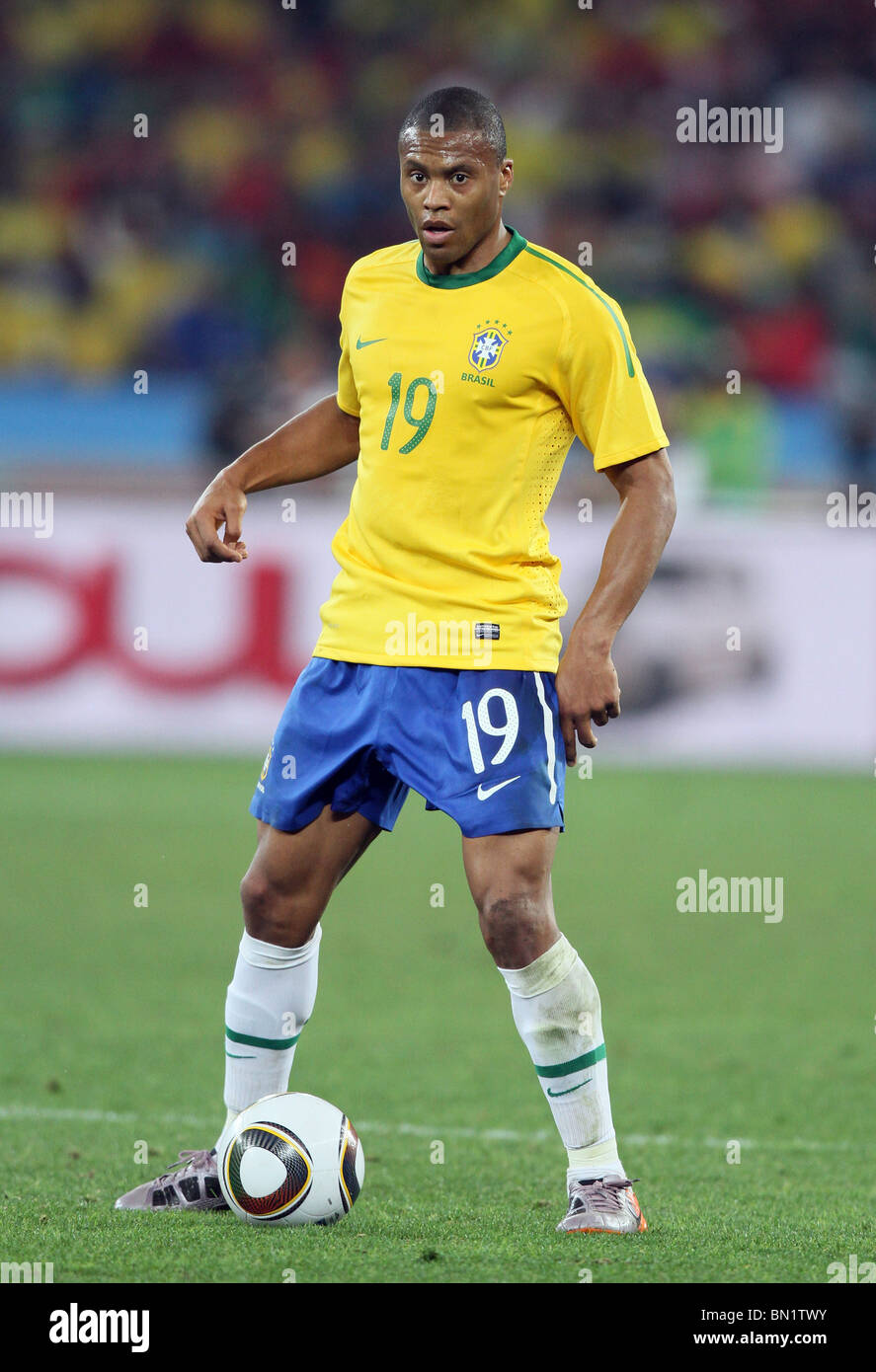 JULIO BAPTISTA PORTOGALLO V BRASILE DURBAN STADIUM DURBAN SUD AFRICA 25 Giugno 2010 Foto Stock