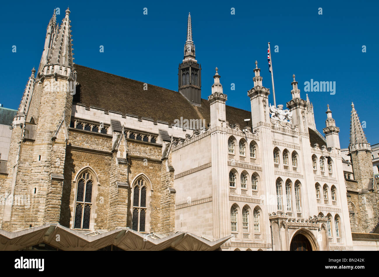 La Guildhall, città di Londra, Regno Unito Foto Stock