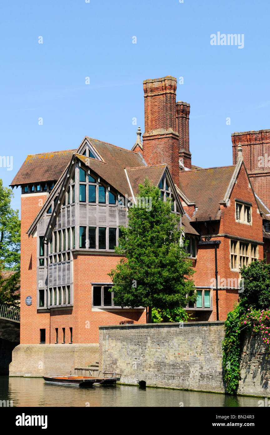 La libreria Jerwood al Trinity Hall College, Cambridge, Inghilterra, Regno Unito Foto Stock