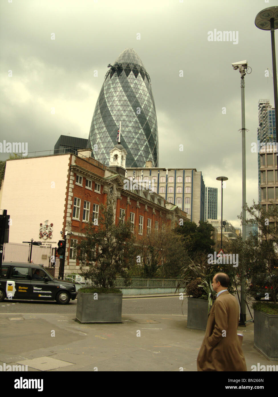 Cetriolino & videocamera di sicurezza Foto Stock