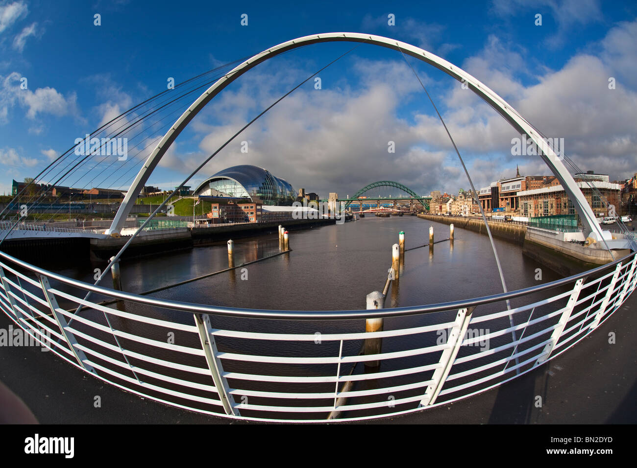 Tyne Bridge, Fiume Tyne, Newcastle Upon Tyne Foto Stock