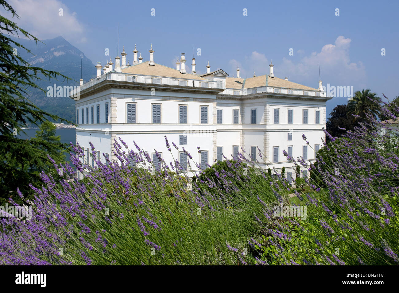 Villa Melzi, Bellagio Lago di Como, Italia Foto Stock