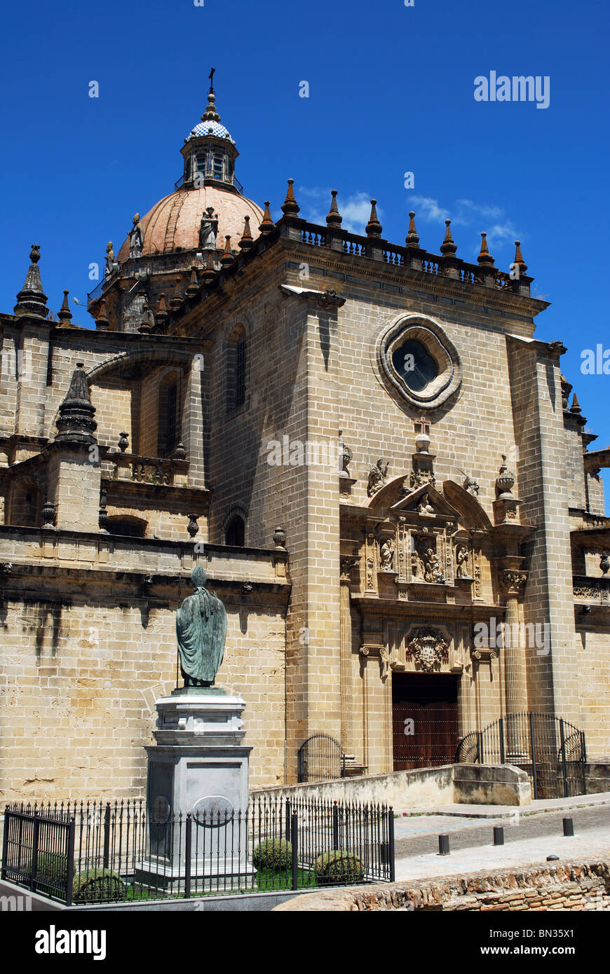 La Cattedrale di Jerez de la Frontera, la provincia di Cadiz Cadice, Andalusia, Spagna, Europa occidentale. Foto Stock