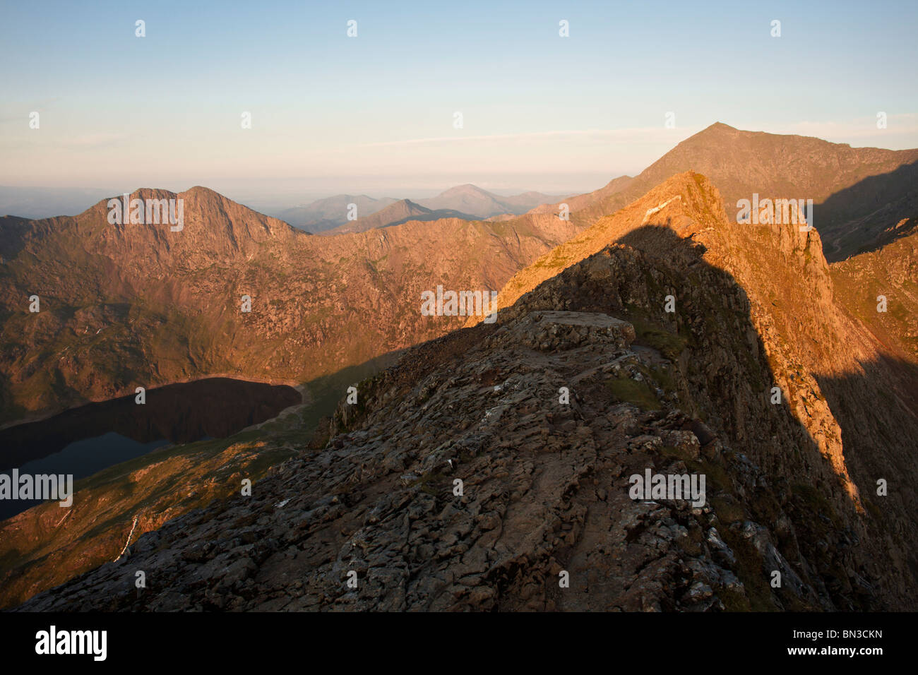 Snowdon Horseshoe, Parco Nazionale di Snowdonia Foto Stock