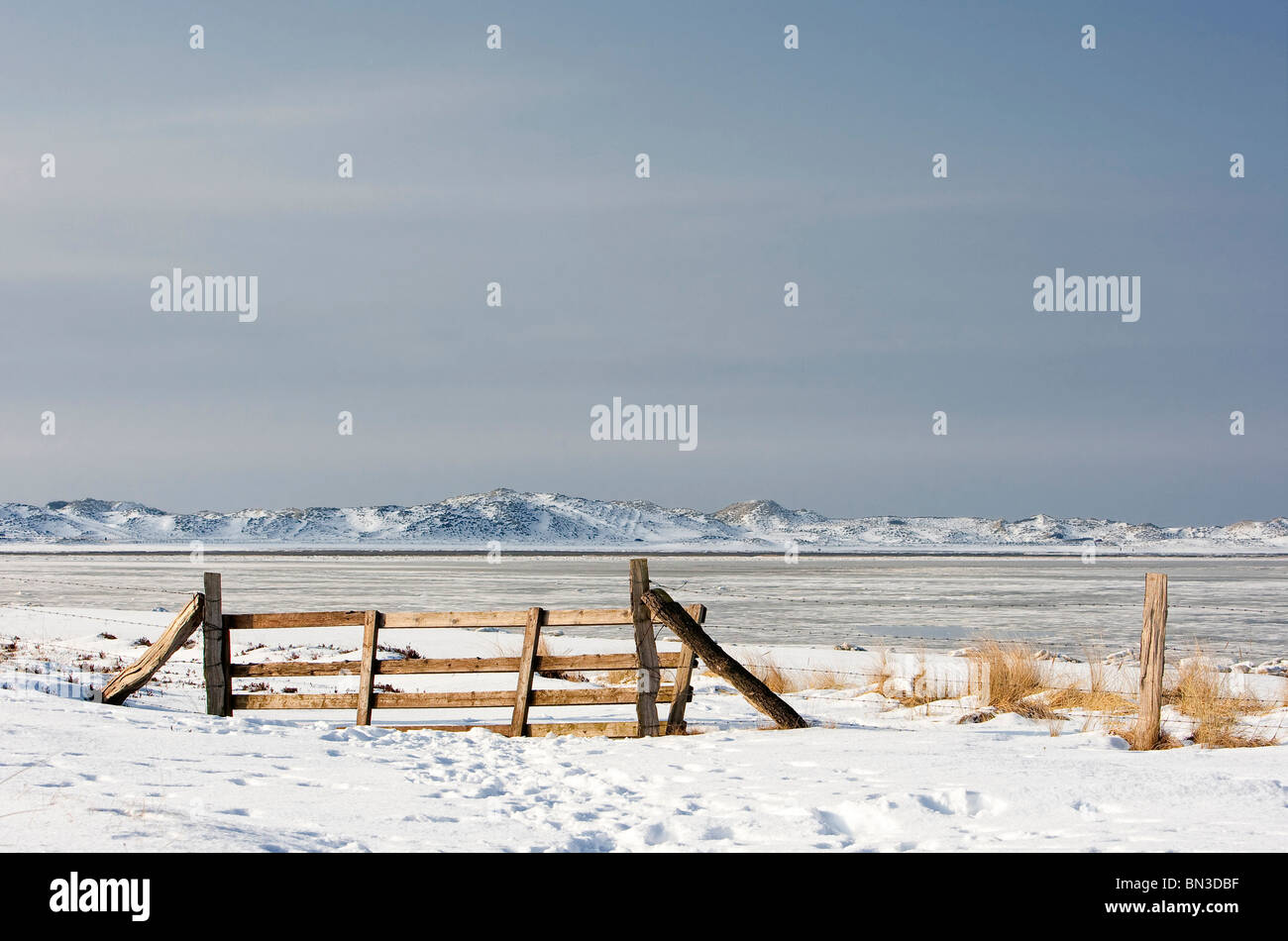 Sylt in inverno, Schleswig-Holstein, Germania Foto Stock