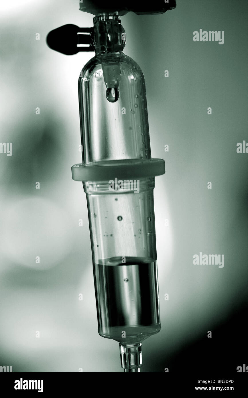 Camera di gocciolamento, close-up Foto Stock