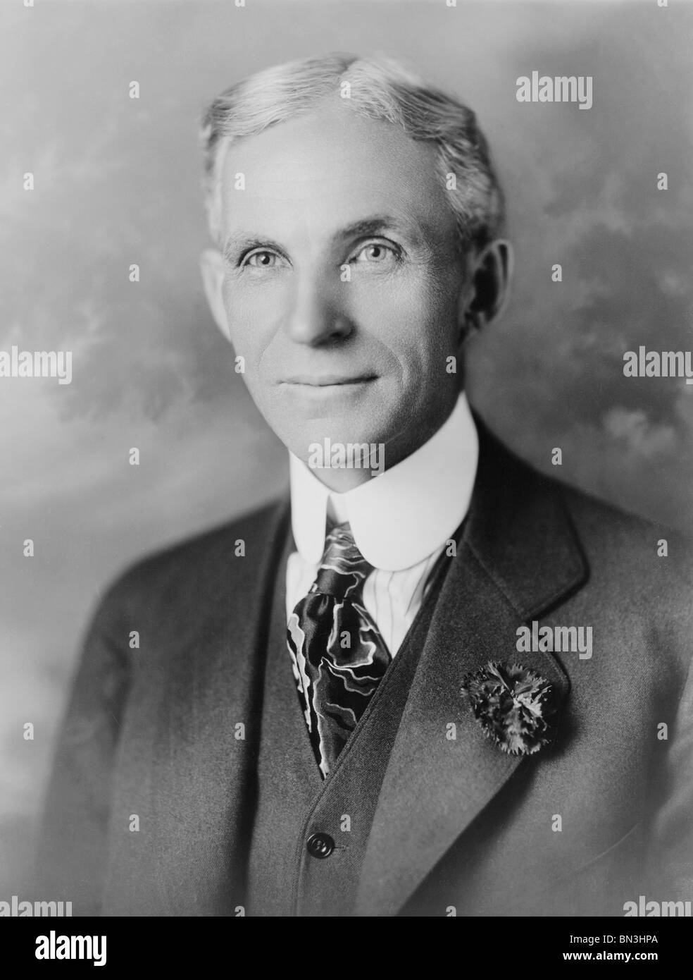 Foto ritratto circa 1910s dell'uomo d'affari americano Henry Ford (1863 - 1947) - Fondatore della Ford Motor Company. Foto Stock