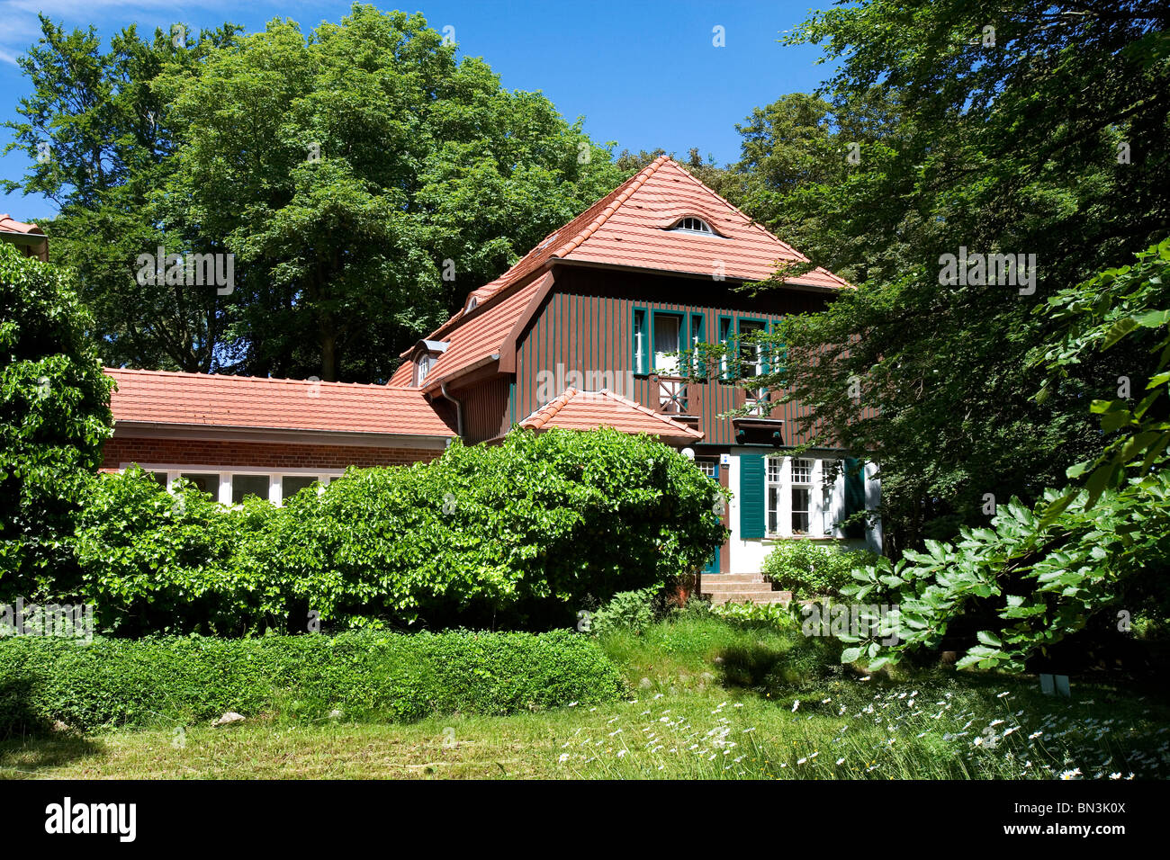 Museo (Gerhart-Hauptmann-Haus), Hiddensee, Germania Foto Stock