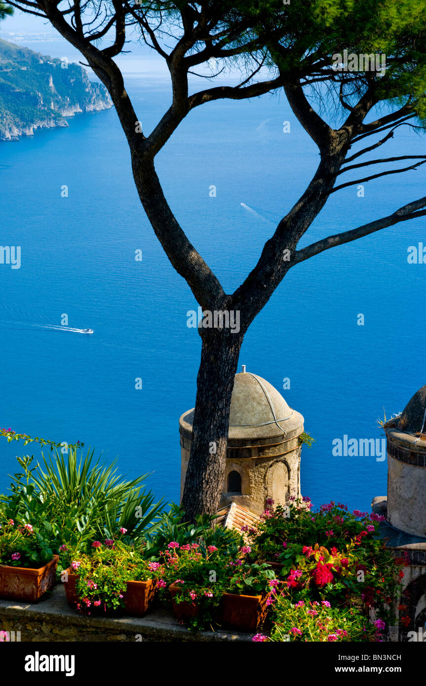 Ravello, Amalfi, Campania, Italia, Europa Foto Stock