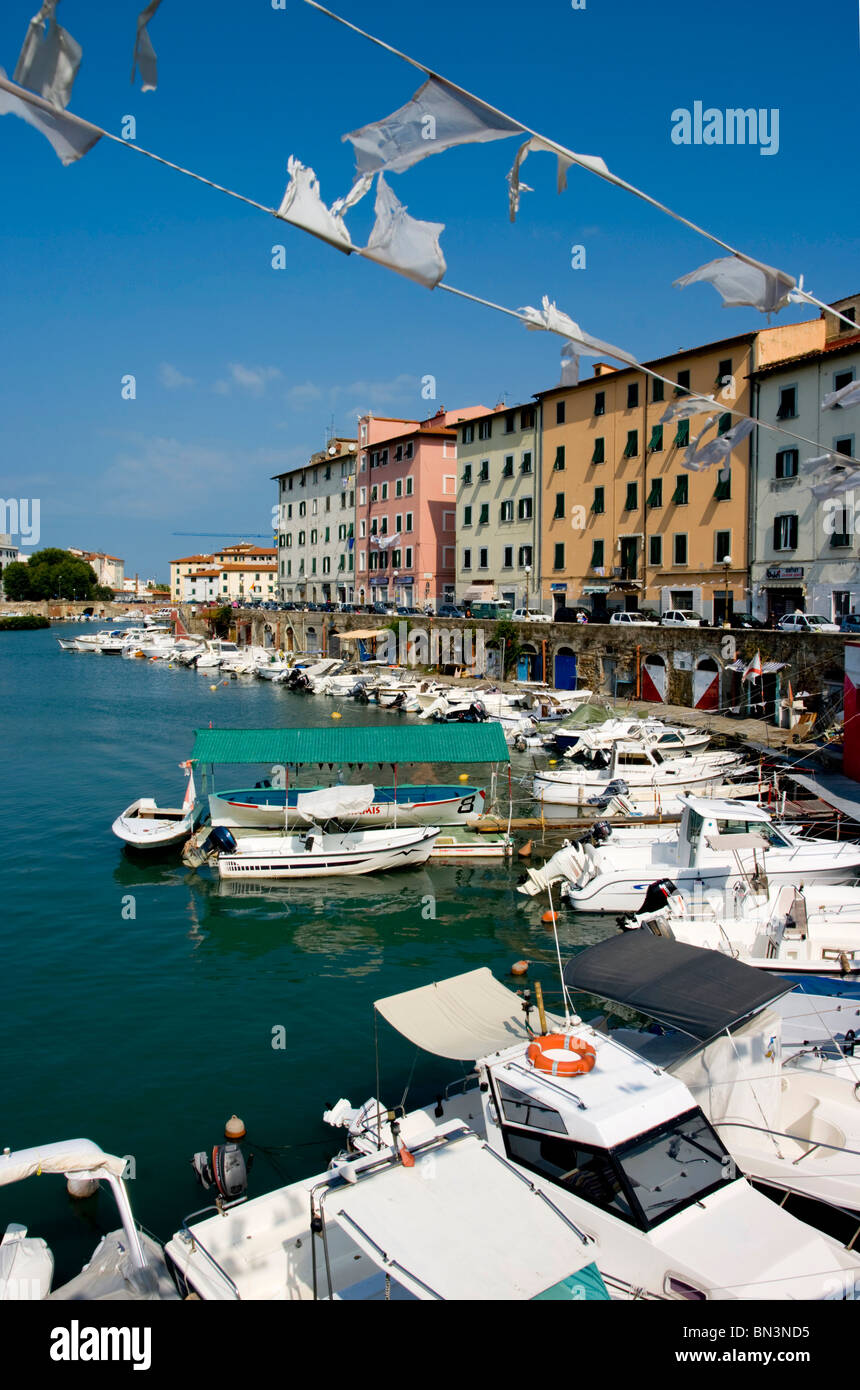 Porto Livorno, Toscana, Italia, Europa Foto Stock