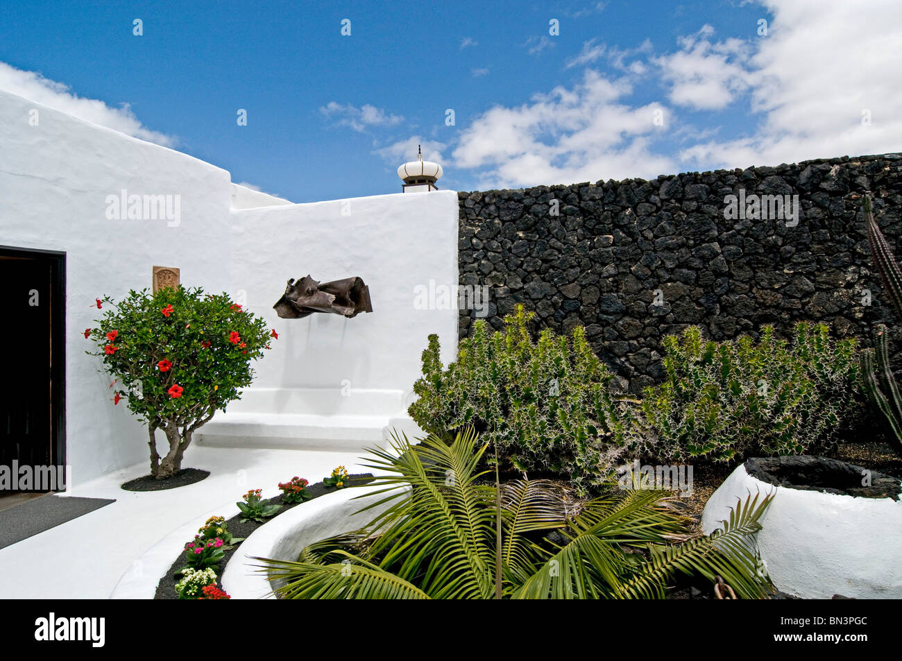Taro de Tahiche, Fundacion Cesar Manrique, Lanzarote, Isole Canarie, Spagna, Europa Foto Stock