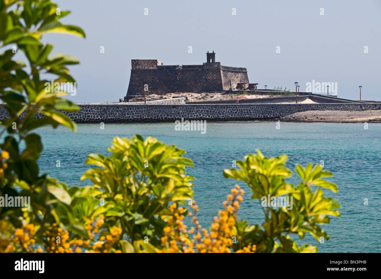 Castillo San Gabriel, Arrecife, Lanzarote, Isole Canarie, Spagna, Europa Foto Stock